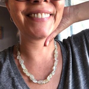 Real Aquamarine (Untreated) 18” necklace